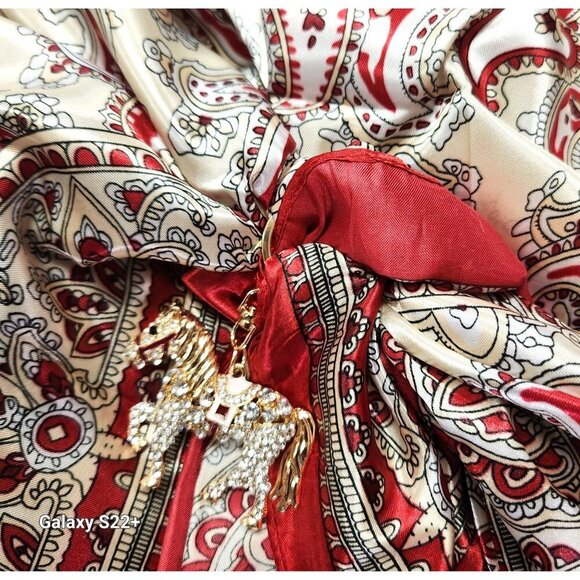 Golden Horse Rhinestone Keychain Ornament With Moveable Tail, Gift For Horse Lov - Picture 13 of 13